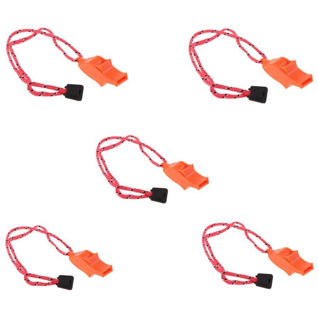 5   with Lanyard for Safety Boating Camping Hiking Survival