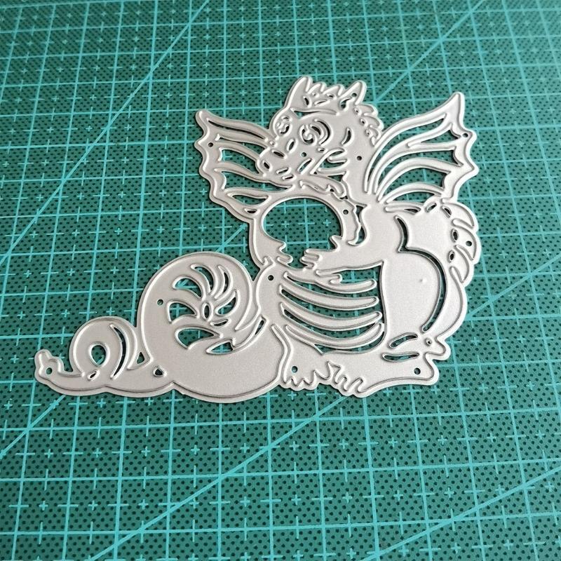 Dragon Metal Cutting Dies Stencil Die Cut DIY Scrapbook Album Paper Card Emboss
