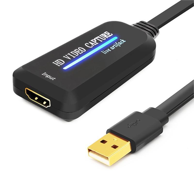 USB2.0 Game Video Capture Card HDMI-compatible 1080 for Live Streaming Broadcast