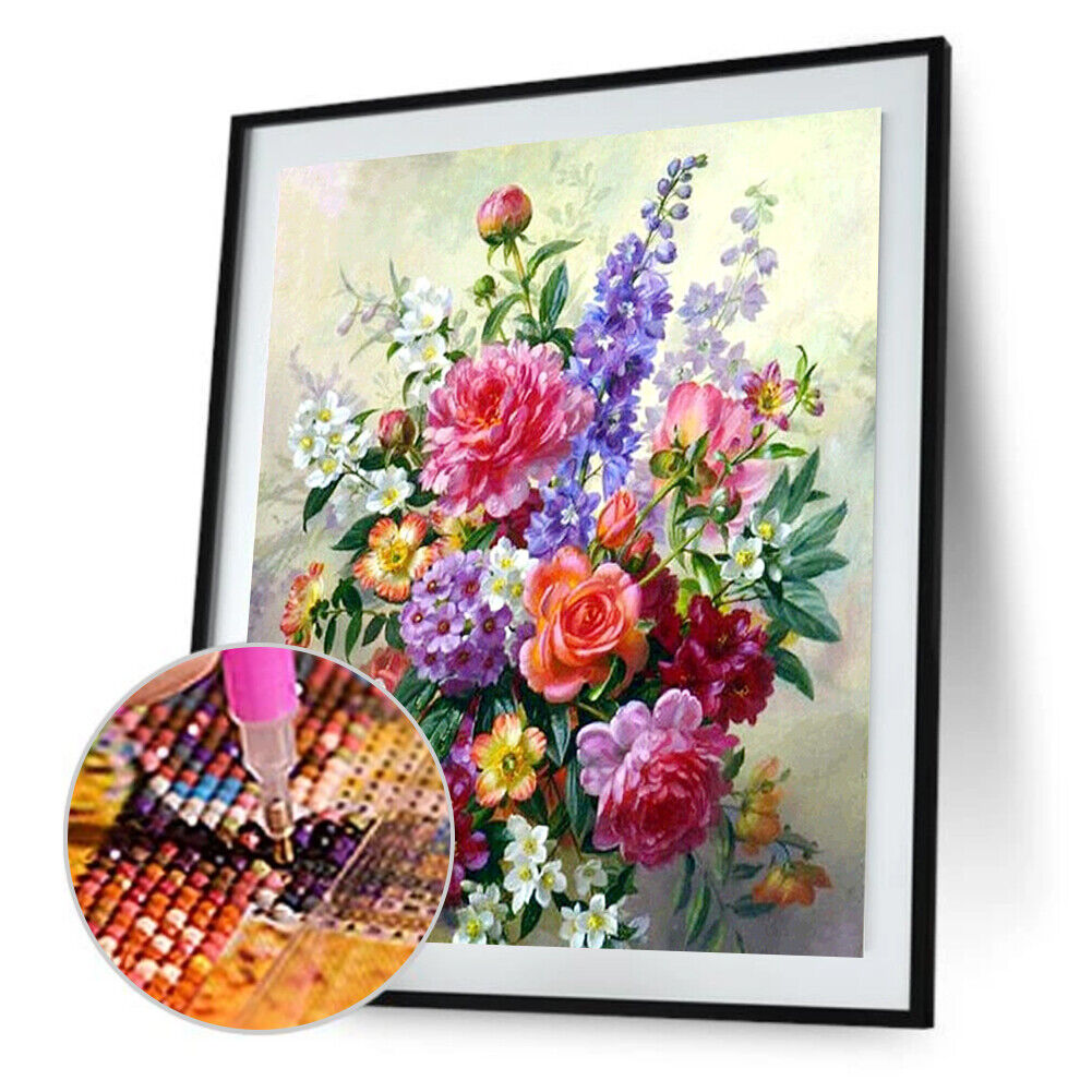 Flower Arrangement 5D Diamond Painting Embroidery DIY Cross Stitch Decor
