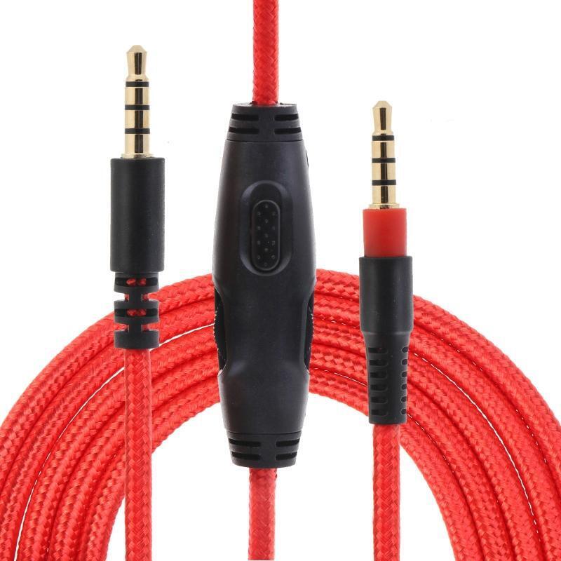 Replacement Audio Cord Braided Cable forKingston HyperXCloudAlpha Mix Flight