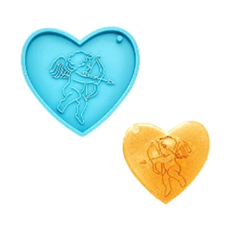5 Pieces Silicone Pendant Moulds Silicone Clay Molds Silicone Chocolate Moulds