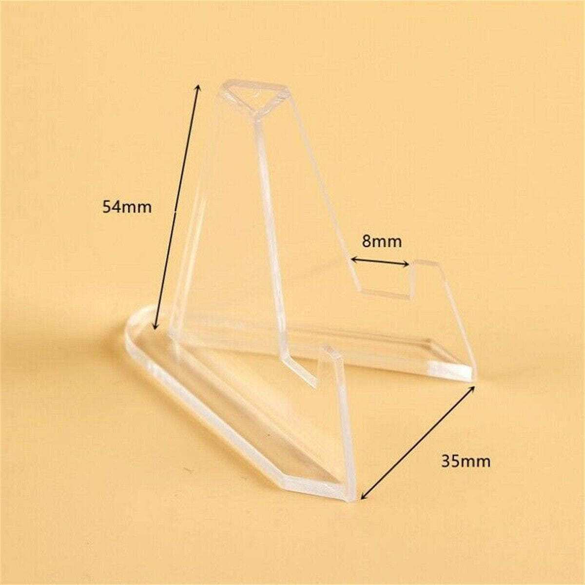 10PCS Card Stand Graded Cards Display Stand Coins Small Box Paper Clip Holder