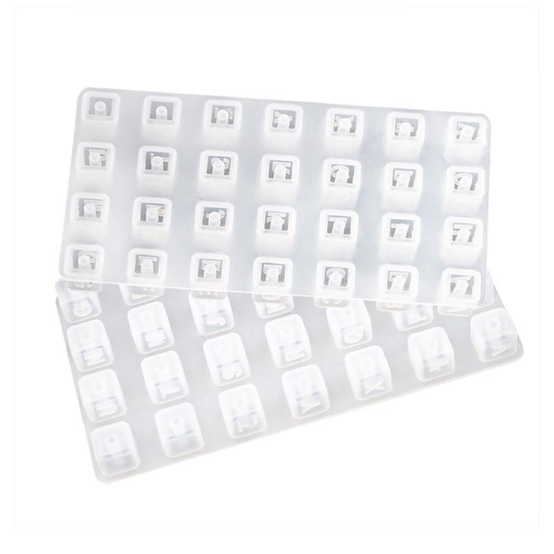 Square Letter Beads for Jewelry Making Alphabet Beads Bracelets Kit for DIY