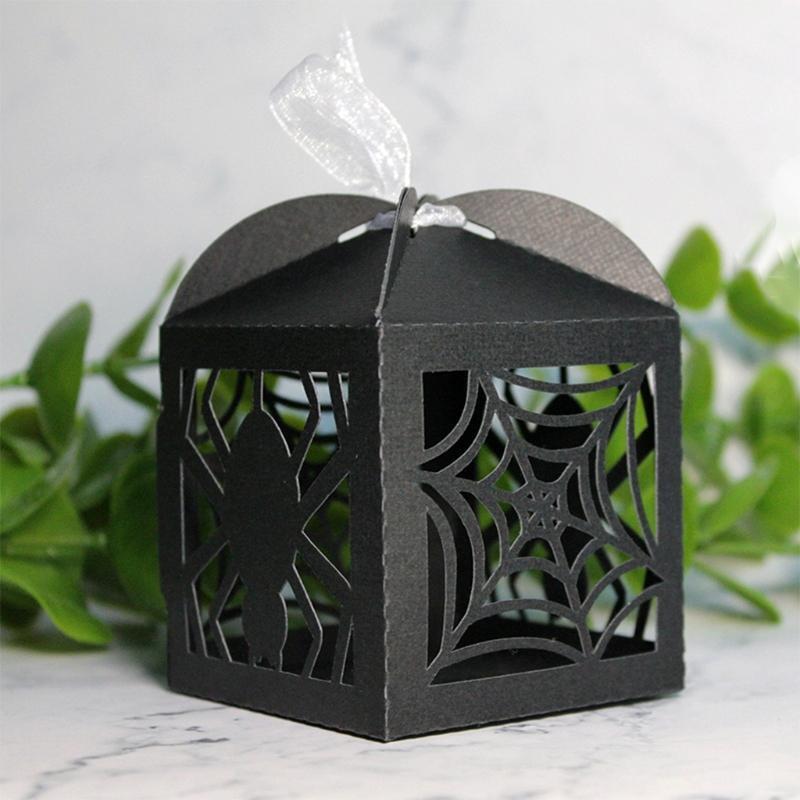 Halloween Spider Gift Box Metal Cutting Dies Stencil DIY Scrapbooking Album Card