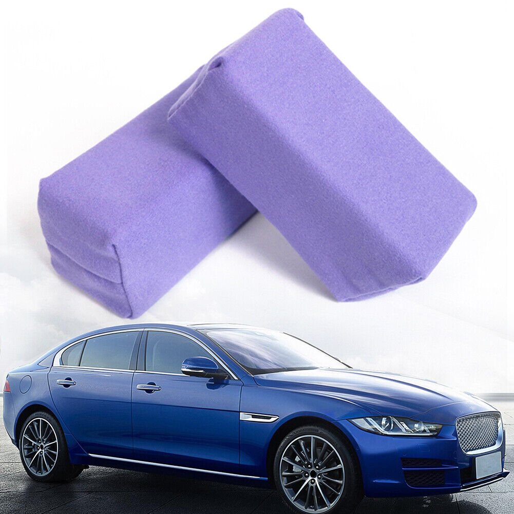 Suede Ceramic Coating Applicator Car Paint Care Wax Applicator Sponge Pad