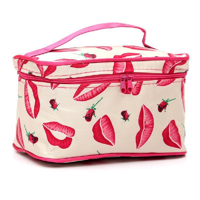 Women Travel Cosmetic Case Toiletry Makeup Handbag Organizer Storage Pouch Bag