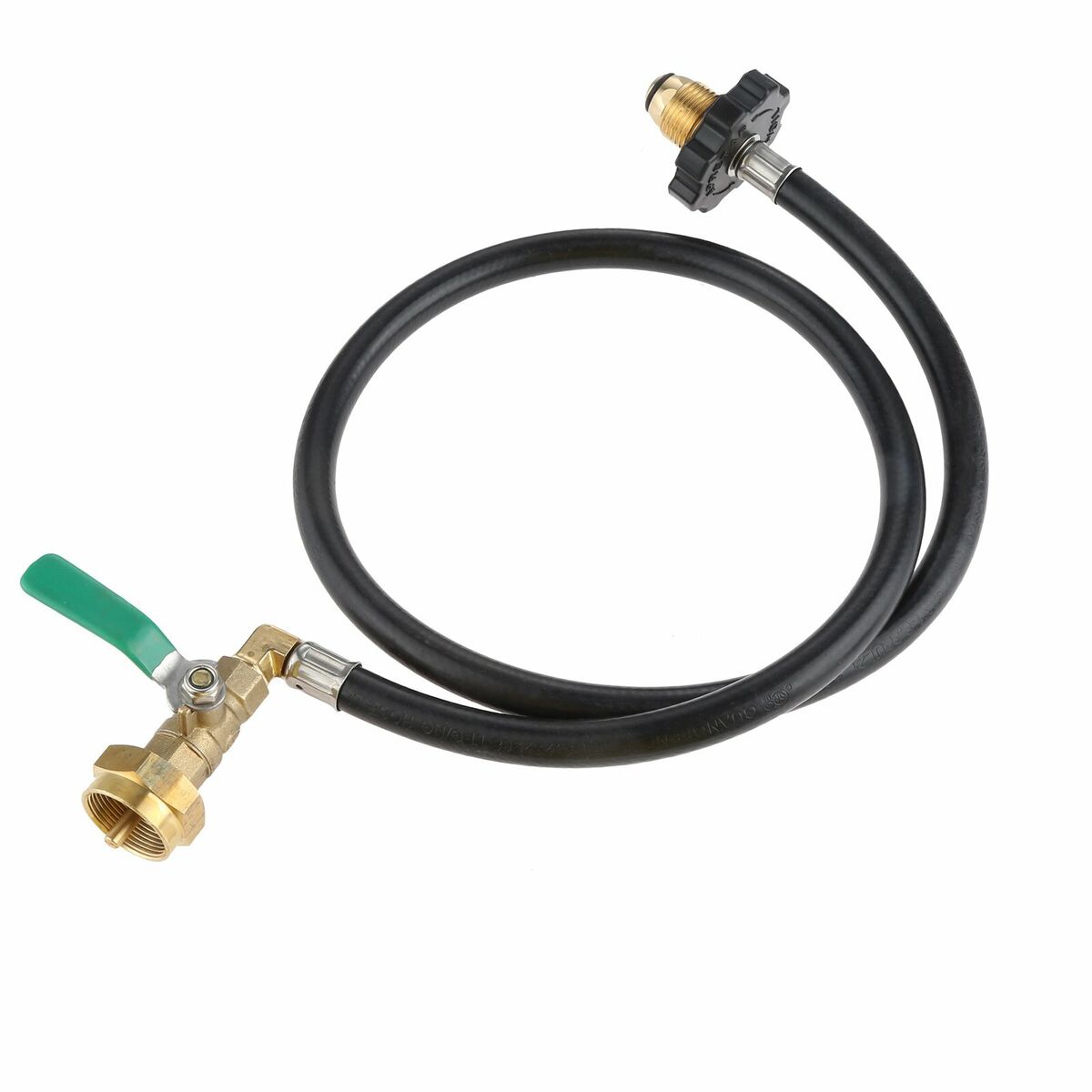 Propane Refill Adapter Hose for 1LB Gas Bottle 35.5" w/ Control Valve Parts