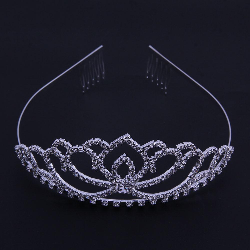 Bride Wedding Headdress Jewelry Crystal Hair Crown Dinner Accessories
