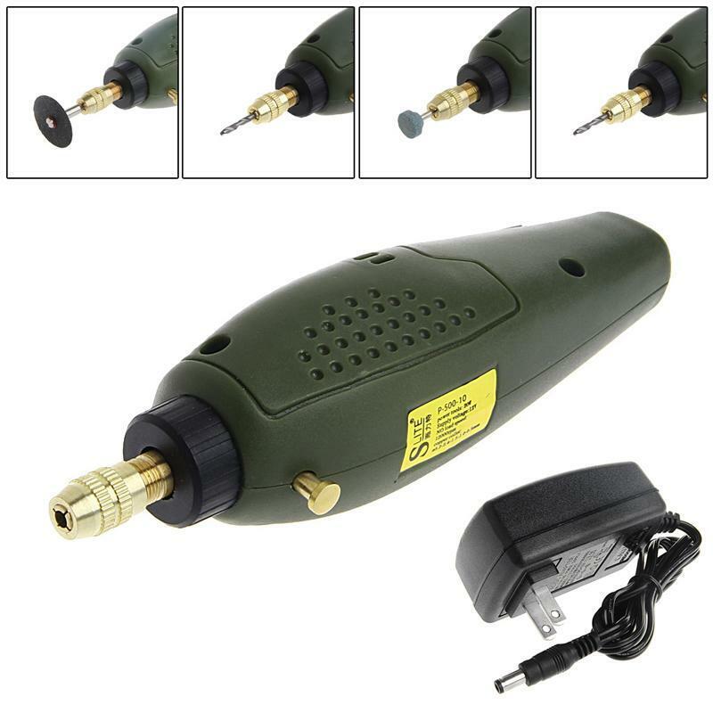 Mini Electric Drill Milling Set 12V DC Grinder Drill Engrave Tool