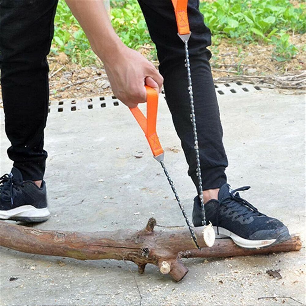 Emergency Hiking Logging Saw Camping Pocket Hand Zipper Saw Survival Chainsaw