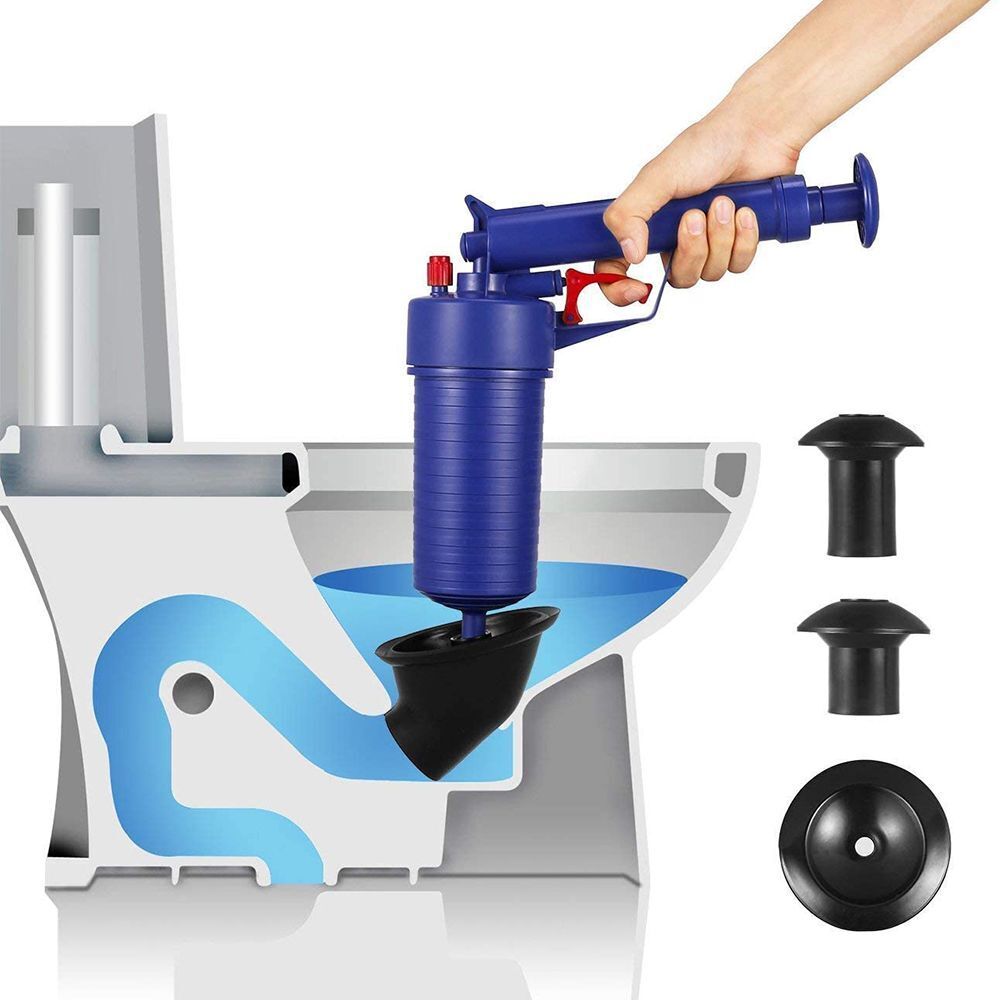 Pump for Bath Toilets Air Power Drain Cleaners Cleaning Tools Drain Blaster