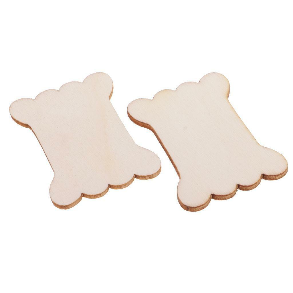 20pc  Wooden Embroidery Floss&Craft Thread Bobbins for Storage Holder