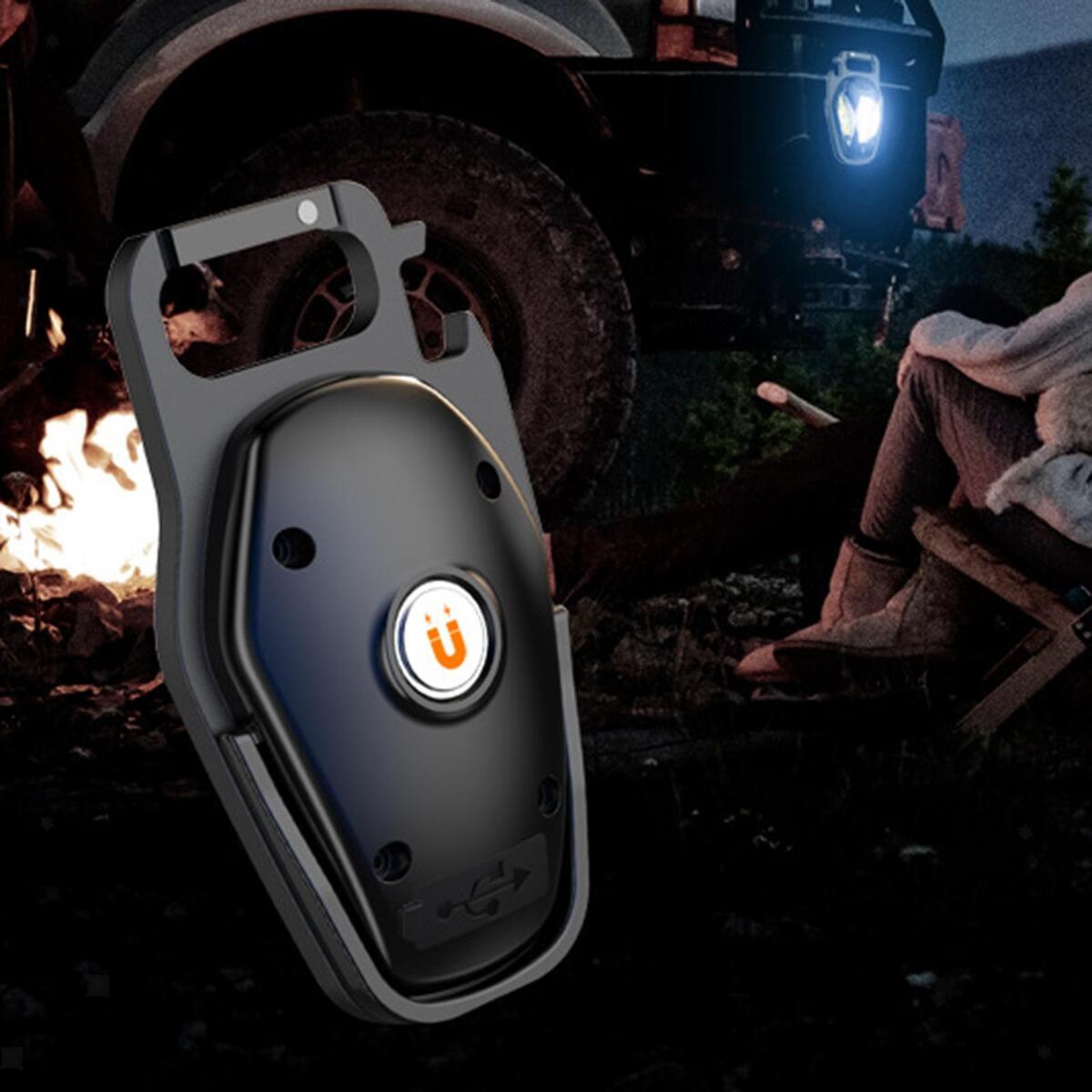 Compact LED Keychain Torch Magnetic COB  for Daily Use Working