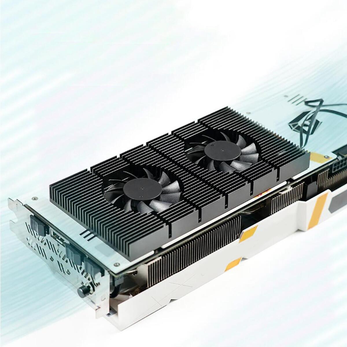 Graphic Card Backplane Cooler Adjustable Speed for RTX 3090 3080 Series Card