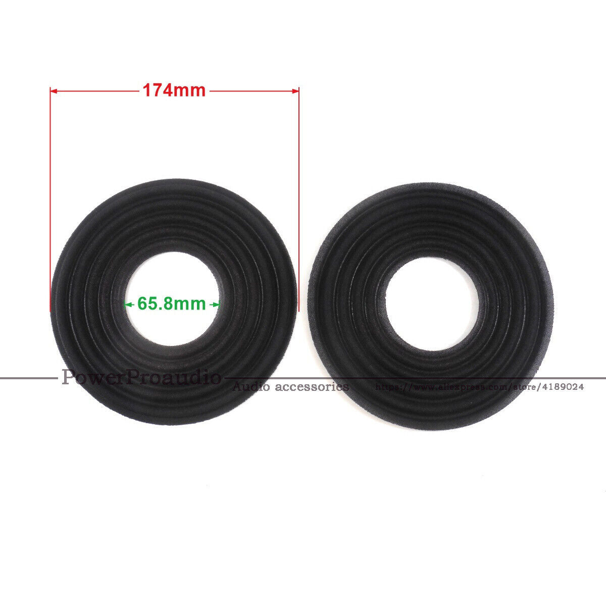 2pcs/lot 174mm 65.8mm  Black Speaker Spider Fit for JBL  Parts Repair