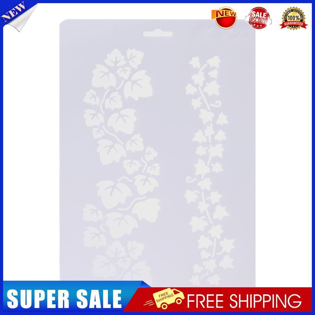 6x Layering Stencils  For Walls Painting Scrapbooking Embossing Paper