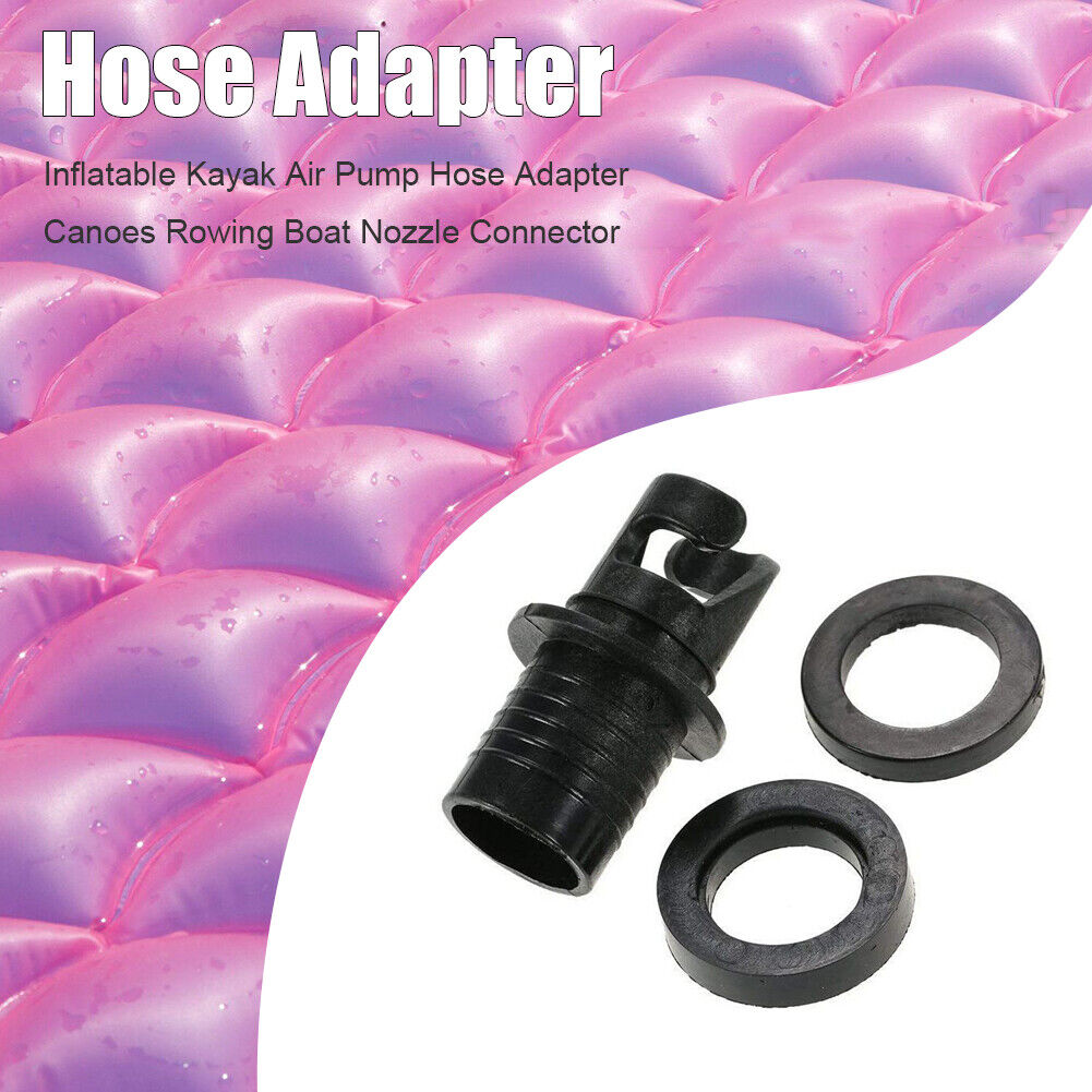 Inflatable Kayak Air Pump Hose Adapter Canoes Rowing Boat Nozzle Connector