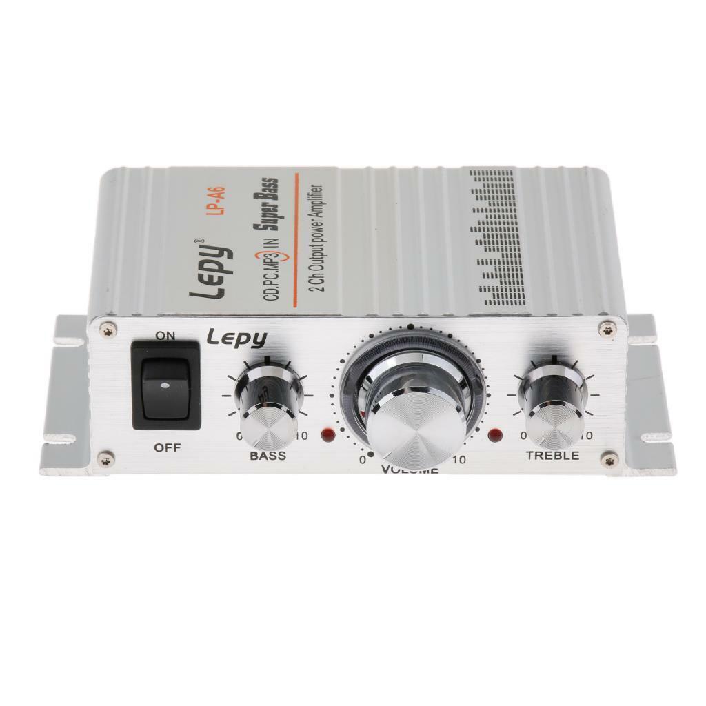 2 Channel Stereo  Speaker Amplifier DC 12V -Fi  Stereo