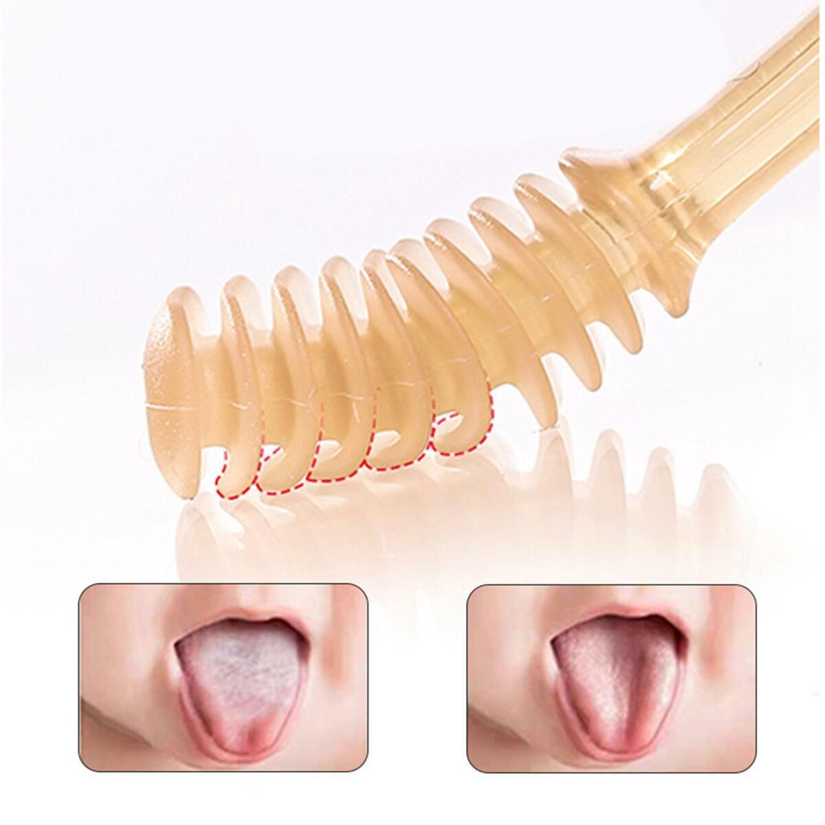 2x  Toothbrush Set Tongue Brush and cup for 0-3 Years Infant
