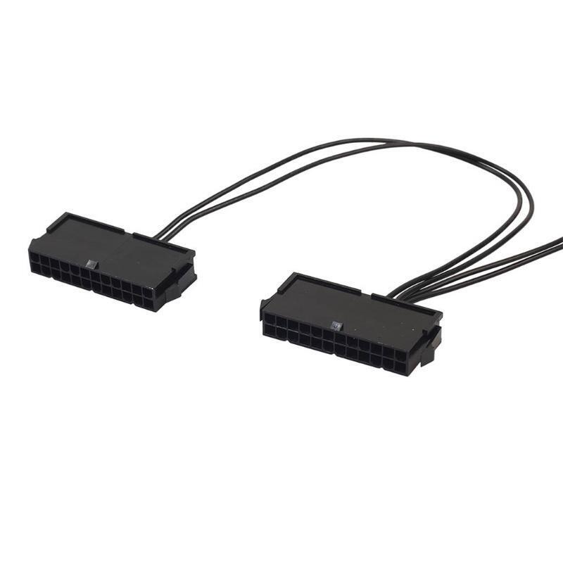 20+4 Pin Chassis Power Start line Three PSU Extension Cable (L 1ft/30cm)