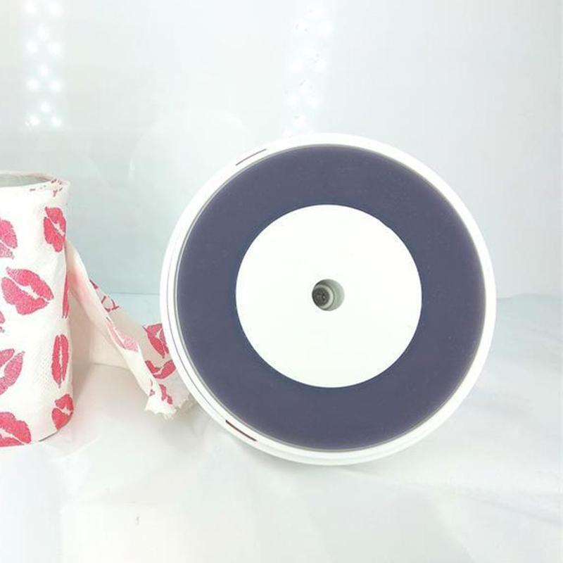 Roll Paper Towel Holder Stainless Steel Gear Blade Tissue Stand Napkin Shelf