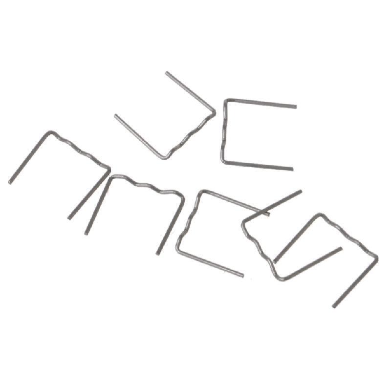 100 Pcs Wave Flat Hot Staples for Plastic Stapler Repair Welder 0.8mm Hot Staple