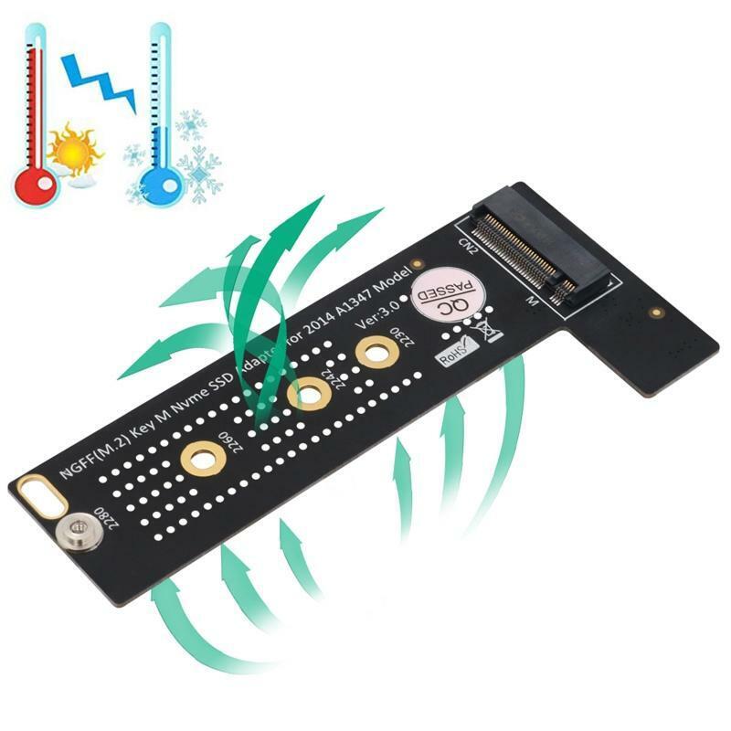 Upgrade M.2 M-Key NVME to A1347 SSD Converter Card Adapter