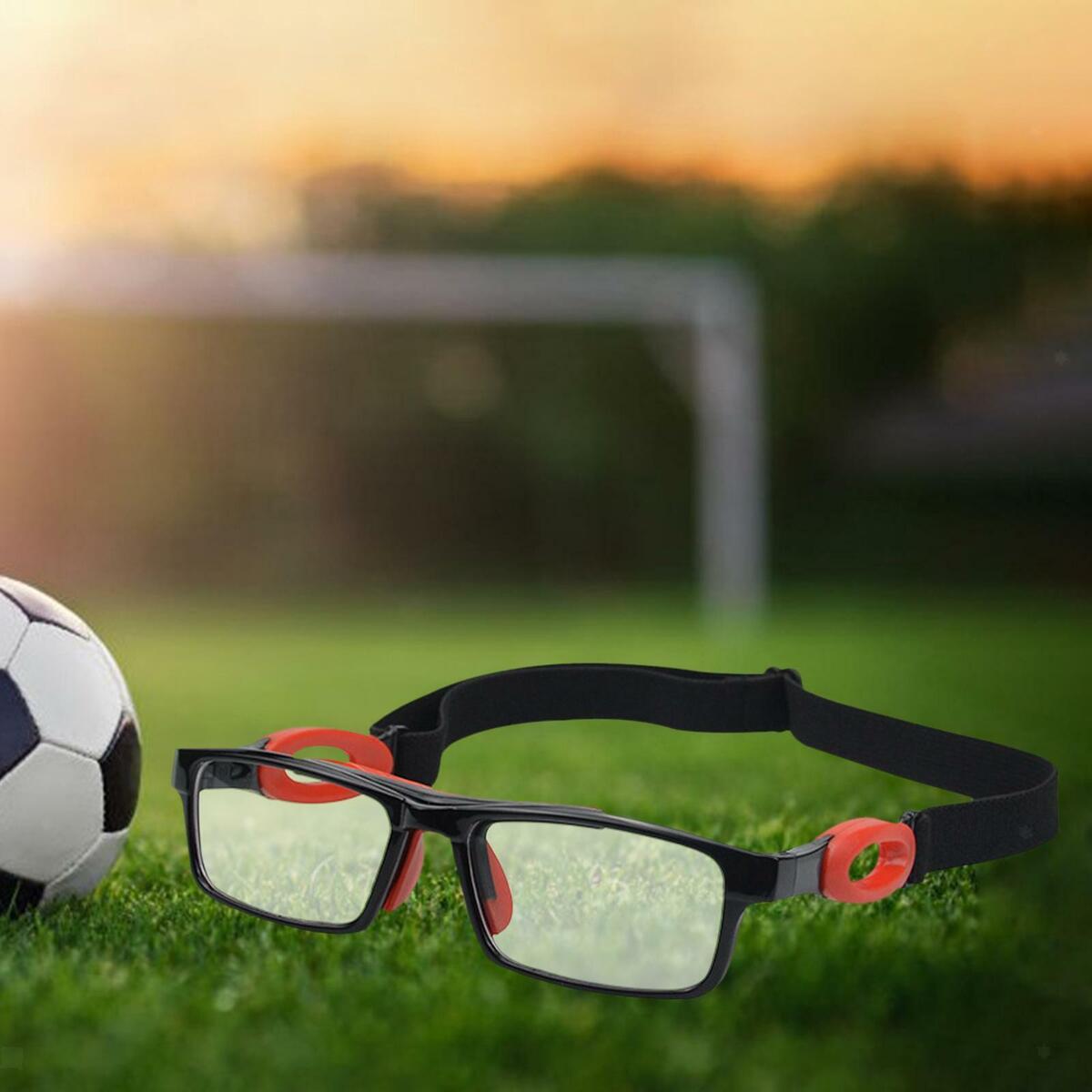 Basketball Glasses for  Anti-Collision Safety Eyewear for Tennis Black