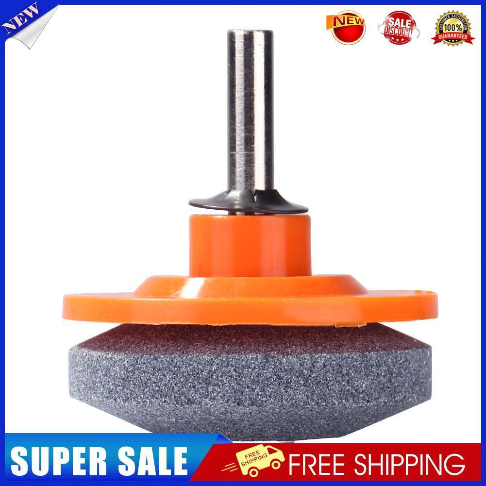 Universal Sharpening Drill Lawnmower Faster Blade Garden Sharpener (Orange)