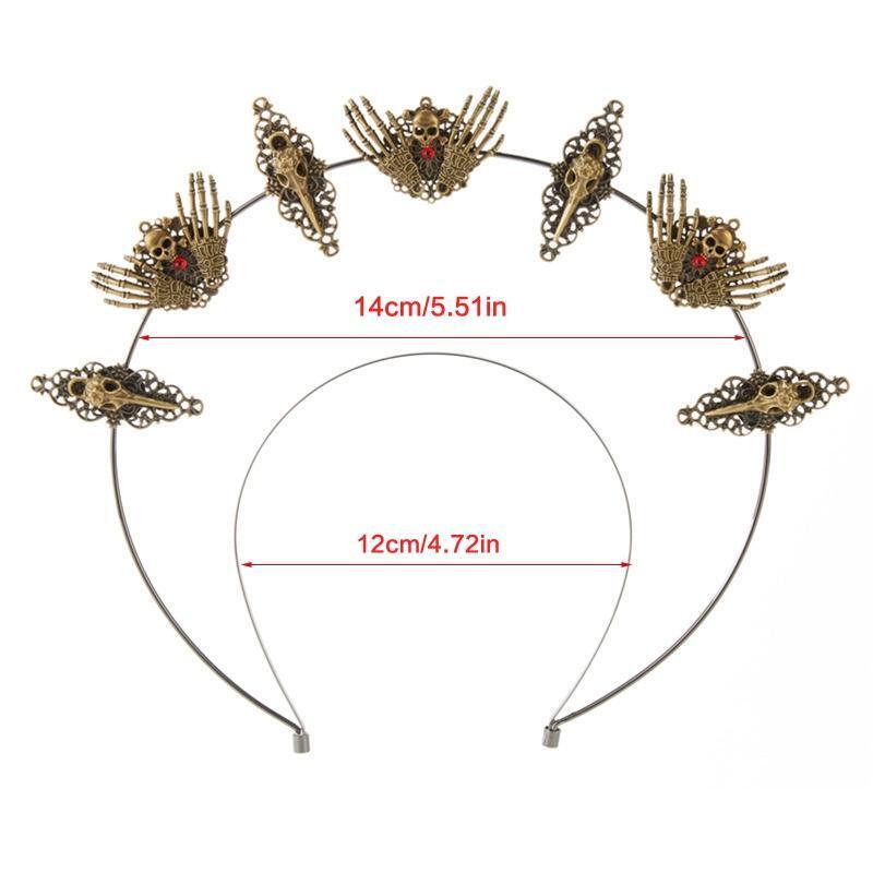 Goth Halo Crown Headband Baroque Tiara Crown Gorgeous Mary Halo Headdress
