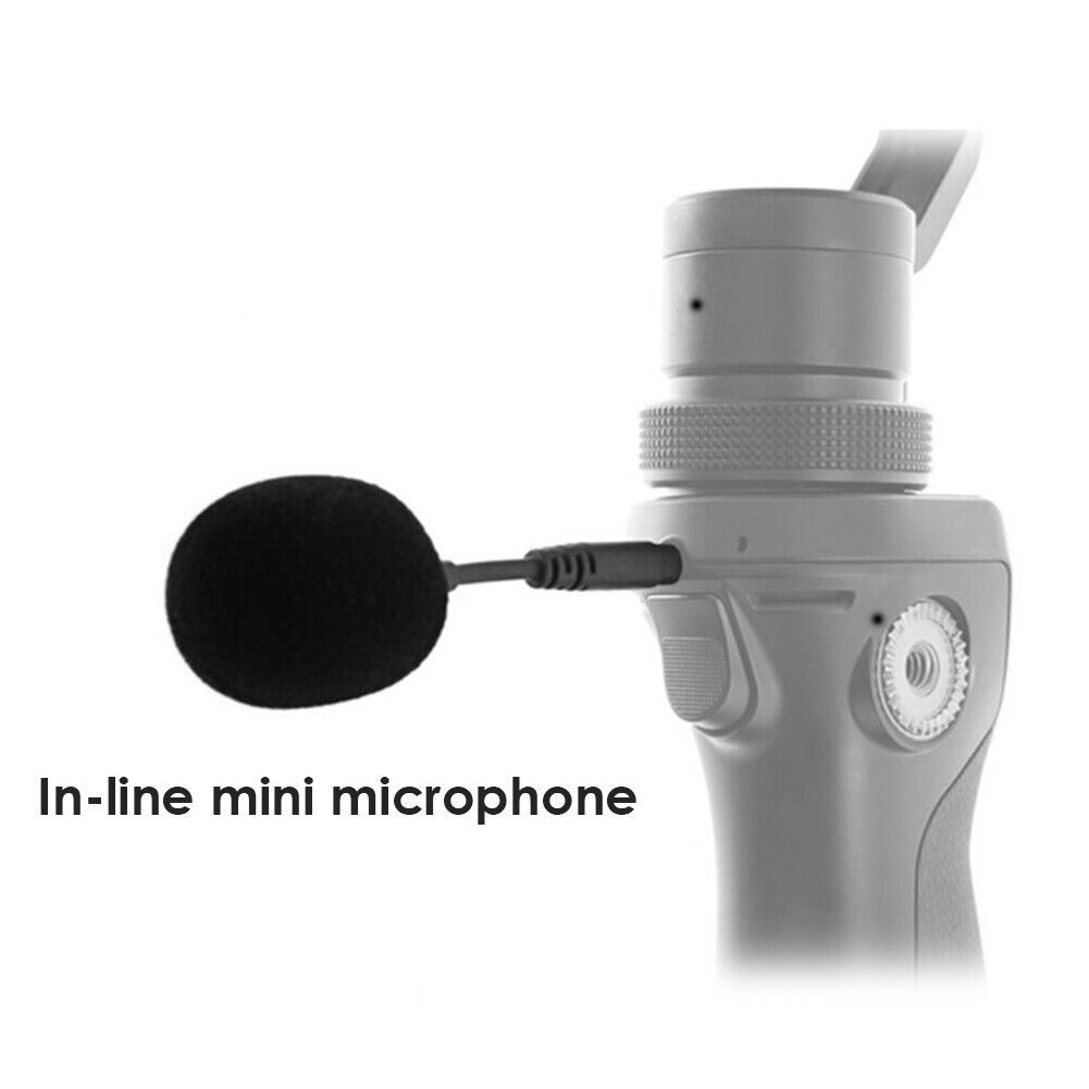Mini Microphone 3.5mm AUX TRRS Portable Mic for Phone Computer PC Recording