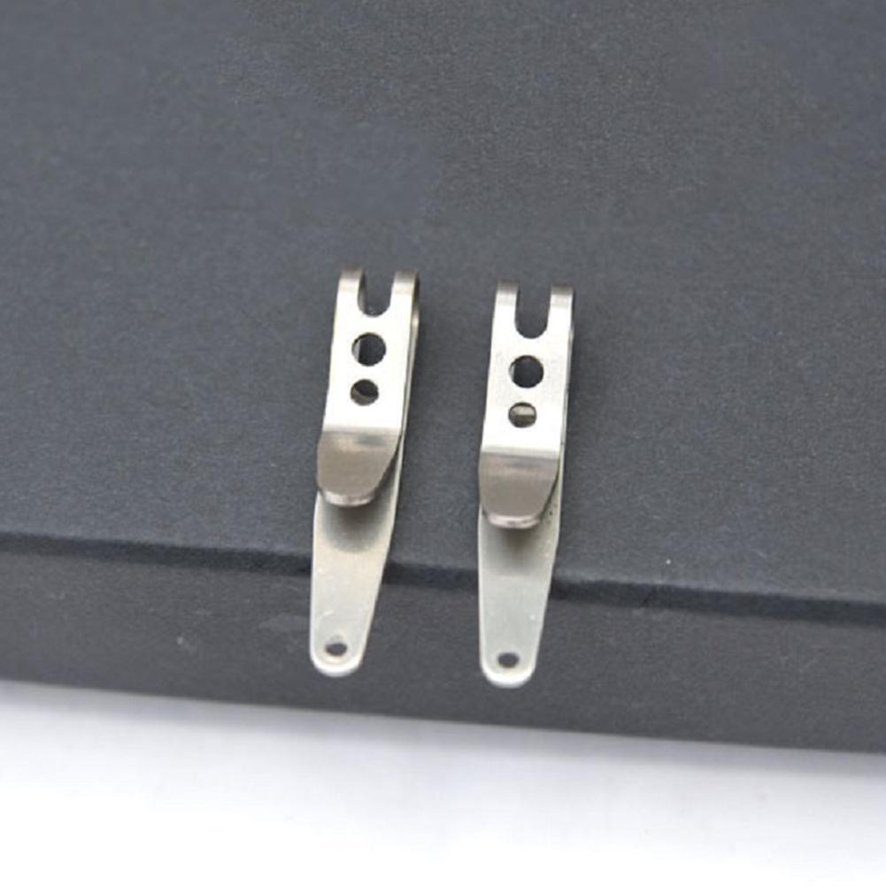 Mini Pocket Bag Suspension Clip Stainless Steel with Key Chain Carabiner