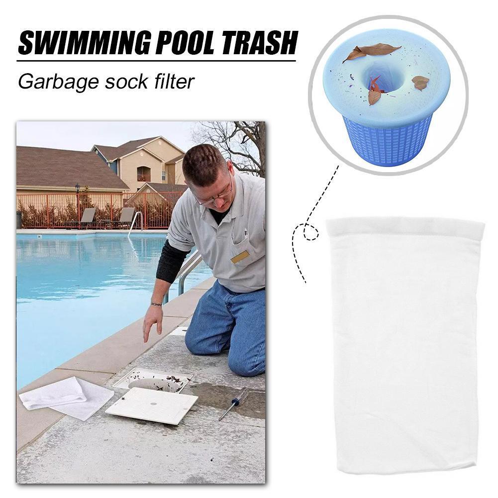 Swimming Pool Skimmer Socks Baskets Skimmers Net Filter Storage Bag (5pcs)