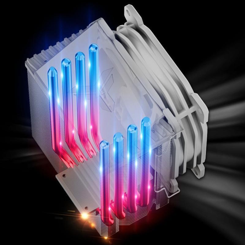 RGB CPU Cooler Fan Silent PWM Fan Chassis Radiator for intel/amd/LGA 775/1156