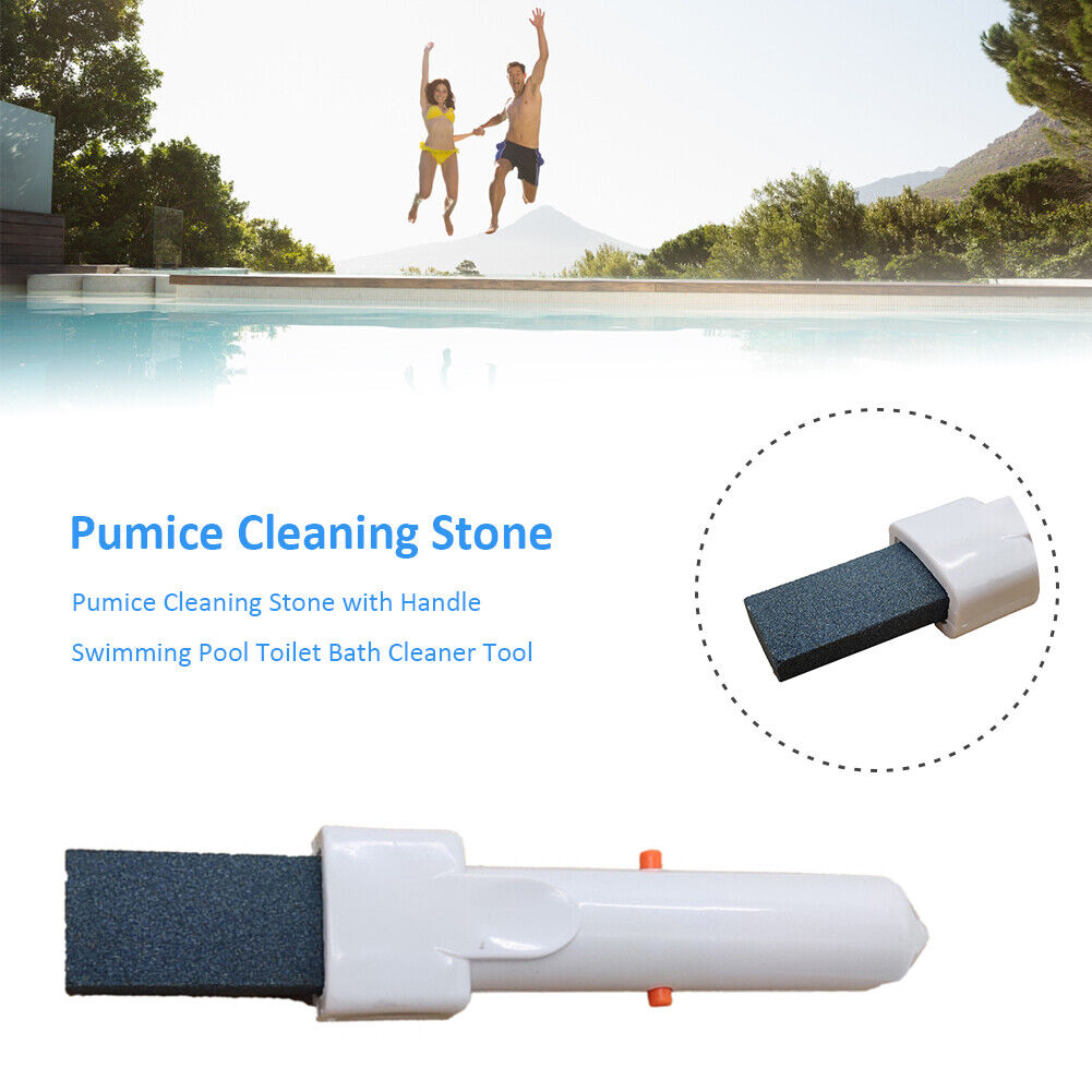 Pumice Cleaning Stone with Handle Swimming Pool Toilet Bath Cleaner Tool