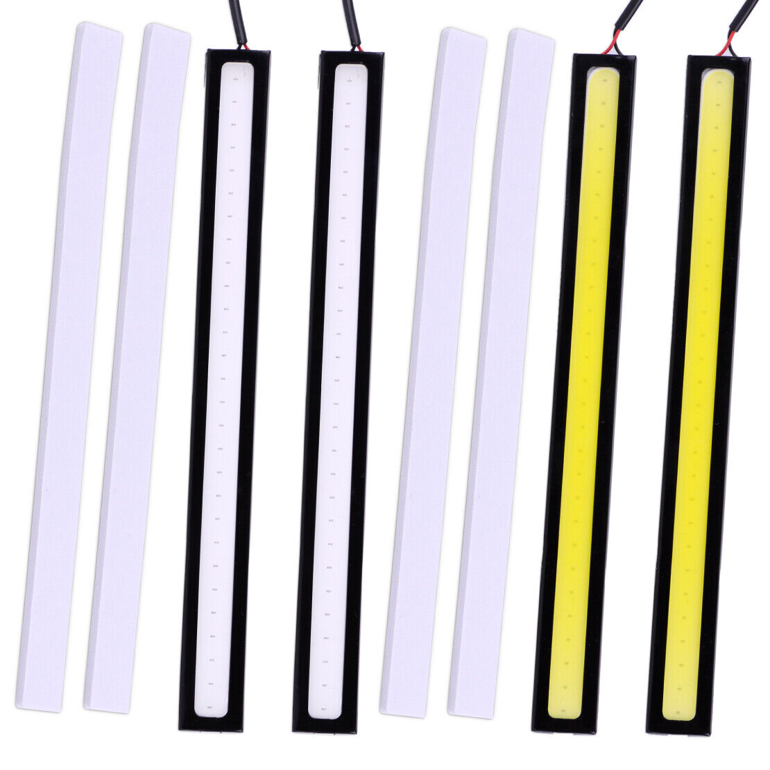 2x 12V COB LED Daytime Running Light Car DRL Fog Driving Lamp Waterproof Li