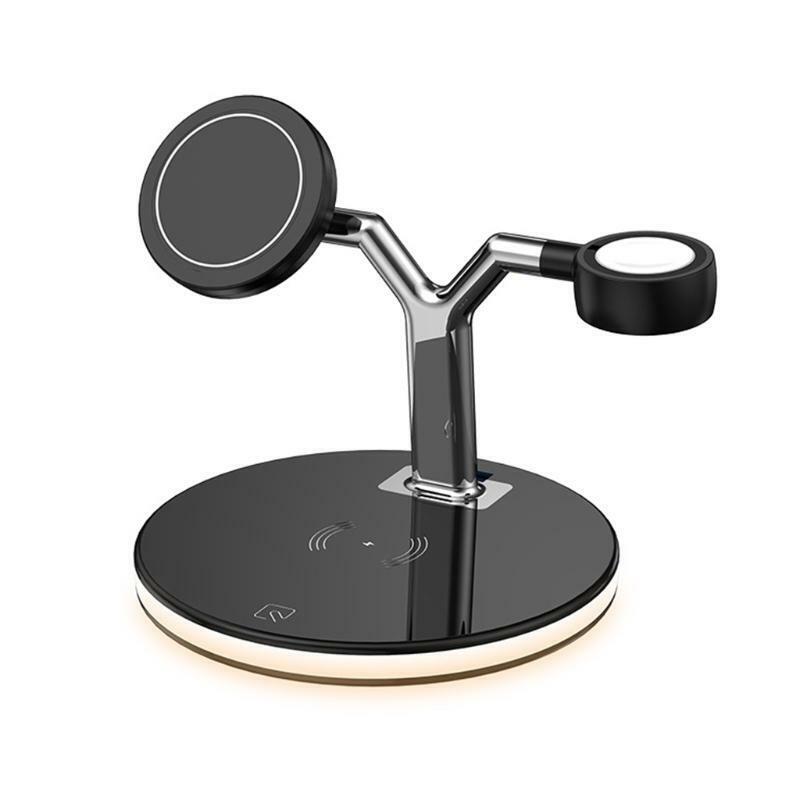 15W Wireless Fast Charging Dock Station Compatible with i Watch Air Pods 1/2/Pro