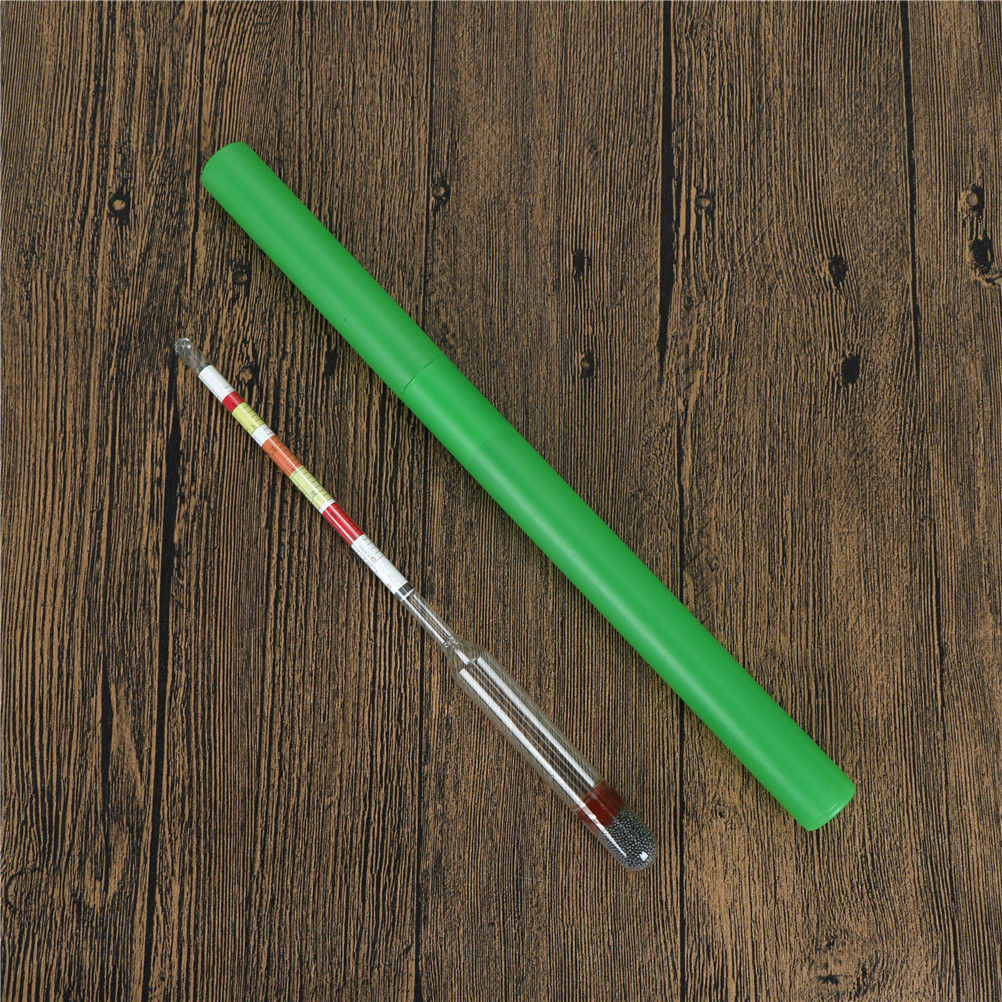Home brew Hydrometer Wine Beer Cider Alcohol Testing Making ToolTester 3 Scale