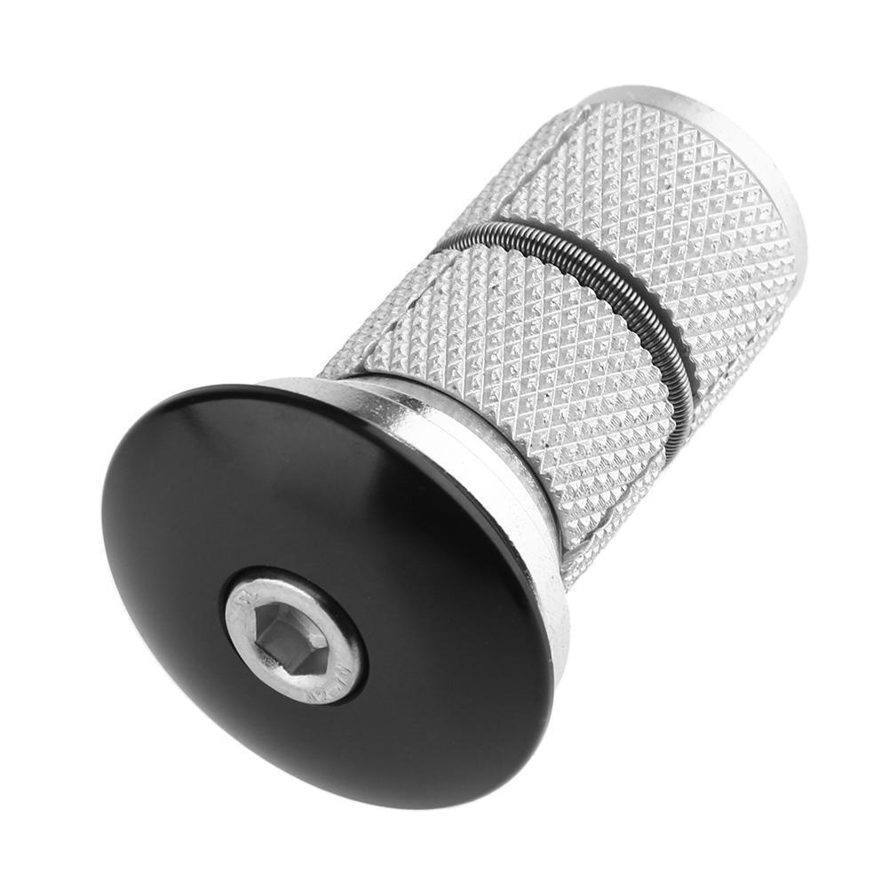 Carbon Fiber Front Fork Expansion Screw Hanging Heart Bike Headset (Black)