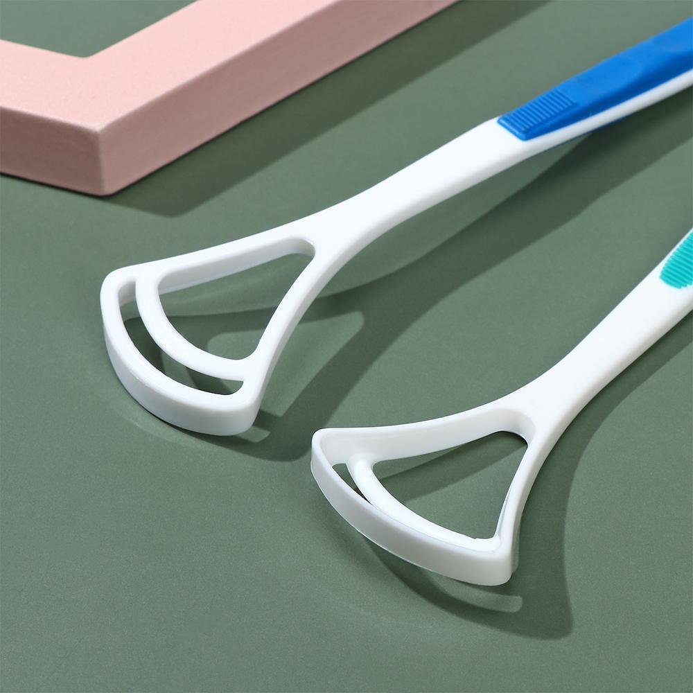 Teeth Whitening Health Care Tongue Scraper Cleaner Brush Oral Clean Dental Care