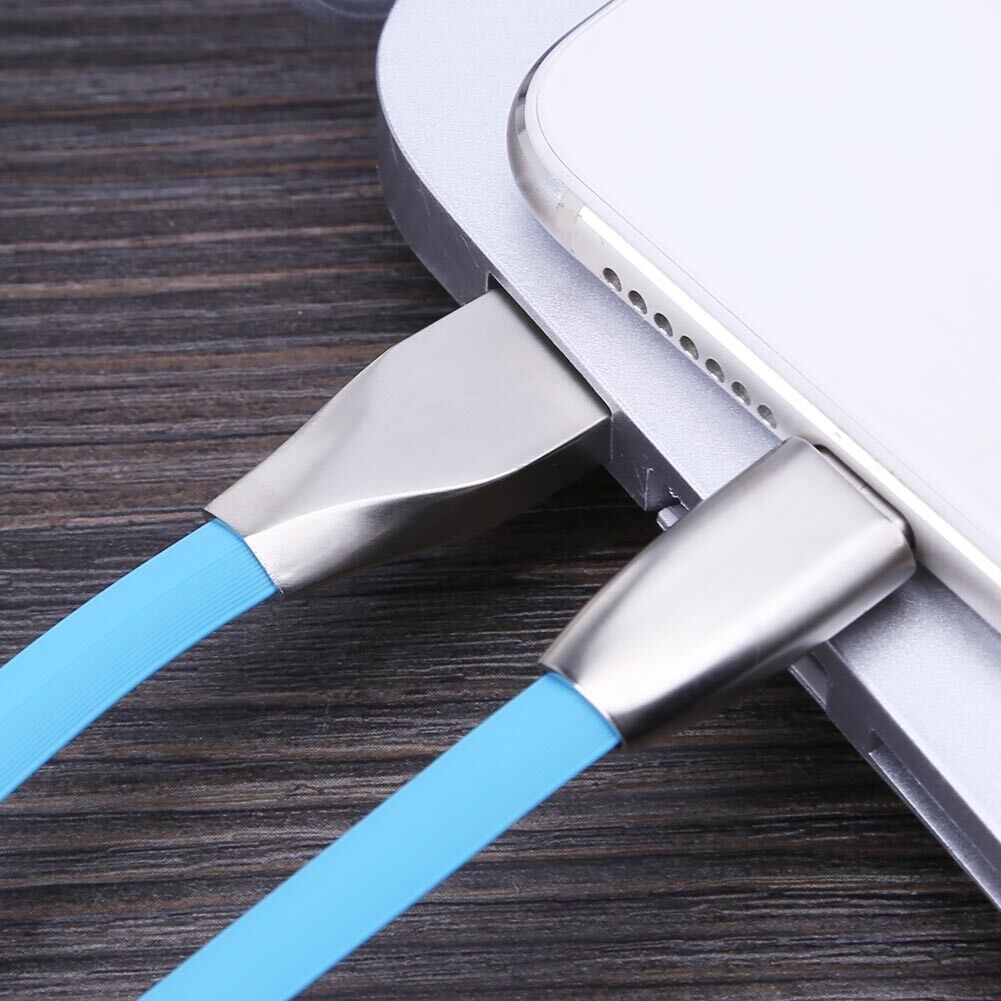 1M/3.3FT Zinc Alloy Head Type-C Data Sync Charging Cable For Phone(Blue)-17