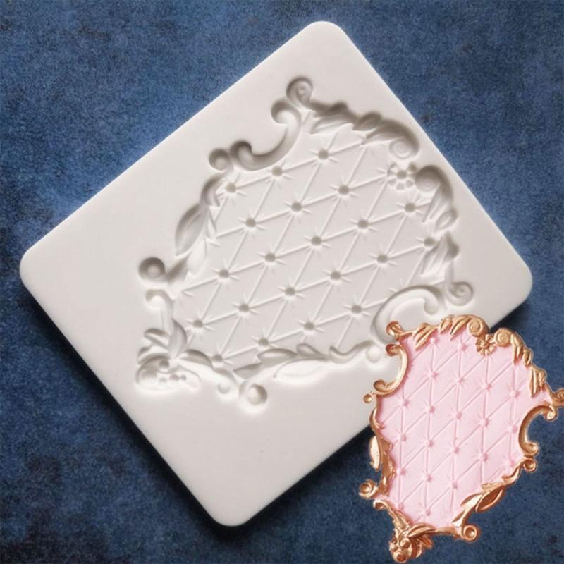 Silicone Cookie Cutters European Style Picture Frame Baking Tool Cake Decoration