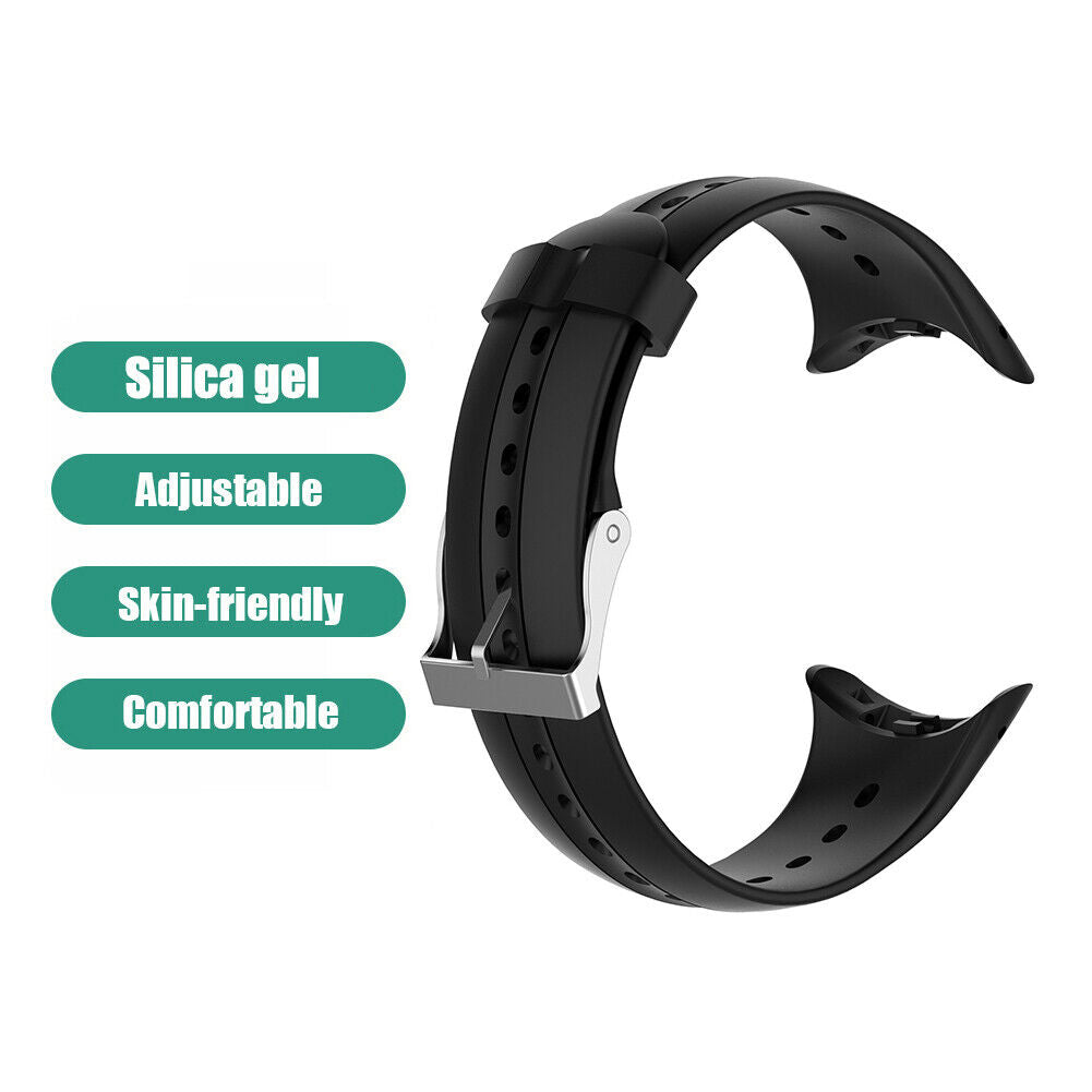 Silicone Watch Band Wrist Strap with Tools for Garmin Swim Watch Smartwatch