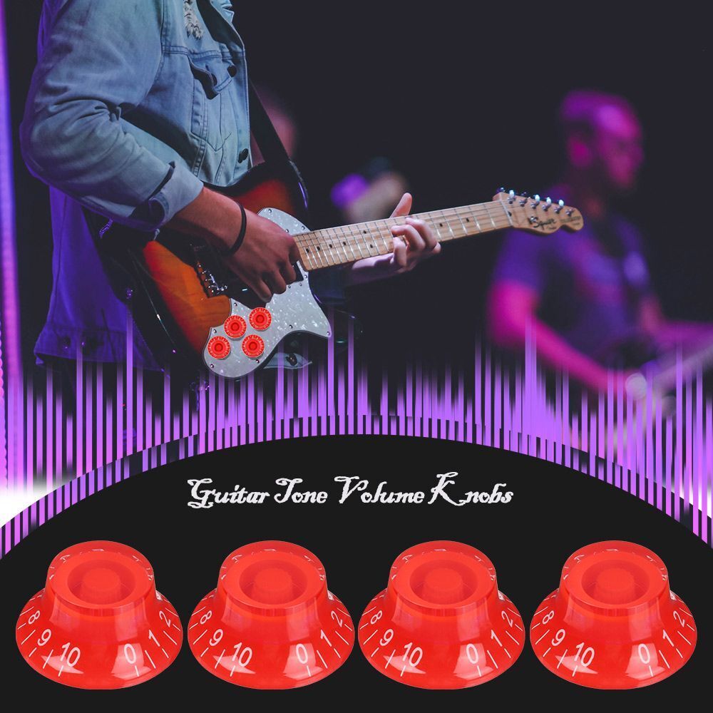 Control Hat Shape Knob Tone Volume Knobs Bass Tuning Switch For Les Paul LP