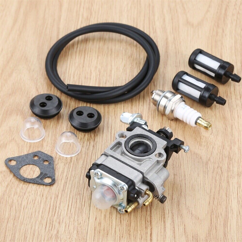 Carburetor w Repower Tune Up Kit for Earthquake MC43 MC43E MC43CE MC43ECE Tiller