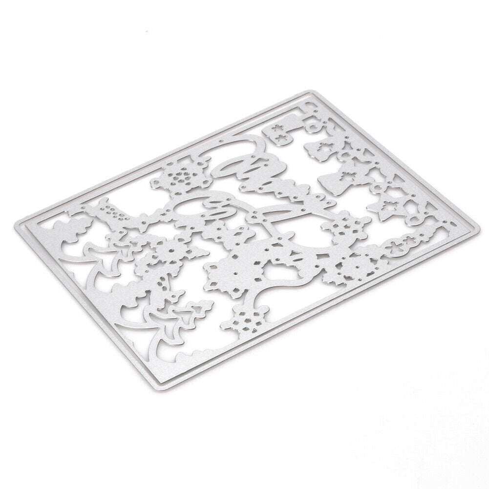 Merry Christmas Cutting Dies Stencil For DIY Scrapbook Album Paper Card-119
