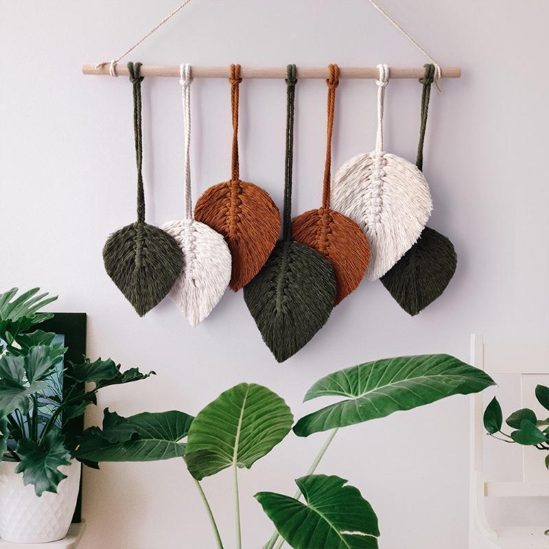 Wall Hanging Feather Woven Apartment Living Room Bedroom Wedding Party Ornaments