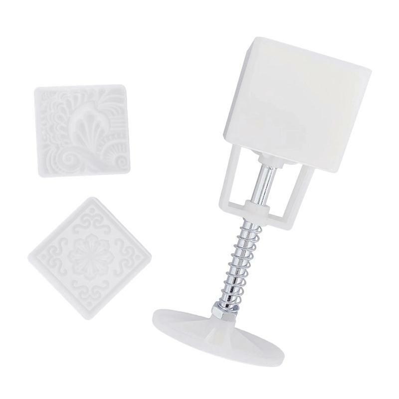 50g Square Mooncake Stamps Mooncake Cutters for Mid-Autumn Festival DIY Baking