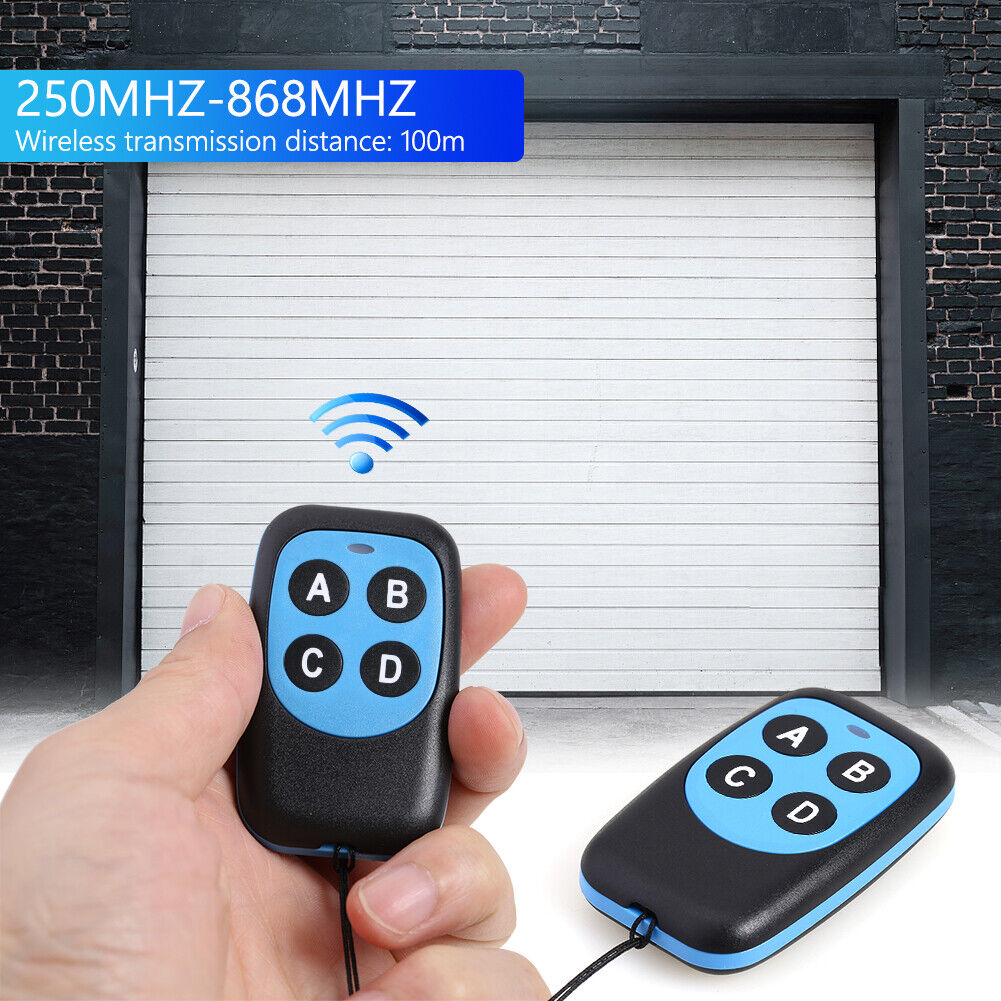 250MHz-868MHz Car Key Garage Door Gate Opener Remote Control Duplicator (B)